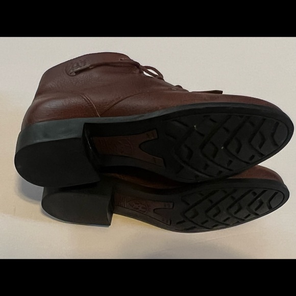 ARIAT ankle boots Vintage 90's lace up Tassle Fringe Ropers in BROWN - Picture 5 of 9